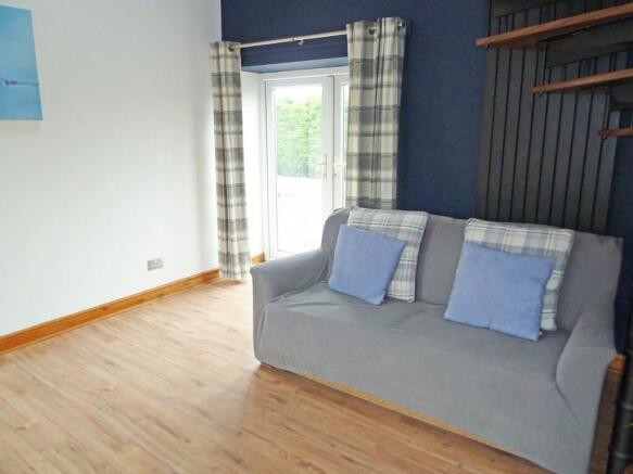 French door to rear
