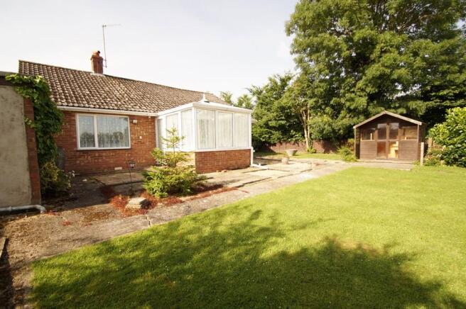 Rear of bungalow