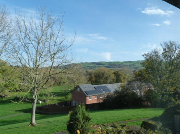 View over hills