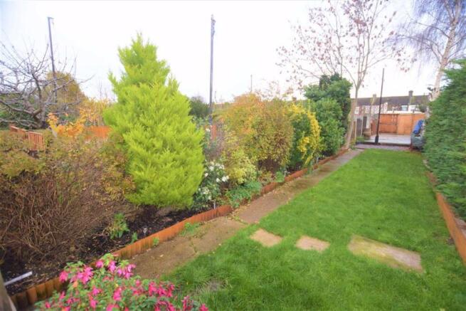 Large established rear garden
