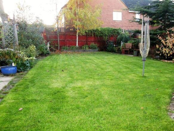 Rear lawn