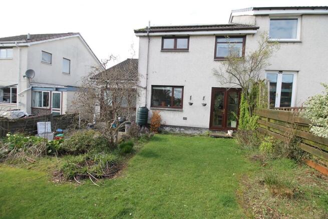 Rear of property