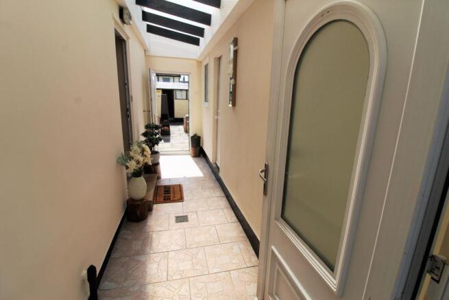 Covered passage way