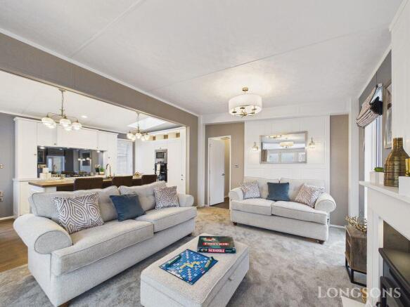 Living Area in the Pemberton Glendale Holiday Lodg