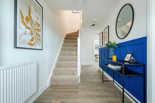 Take a look inside the four bedroom Huxford