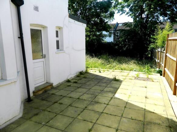 Rear patio