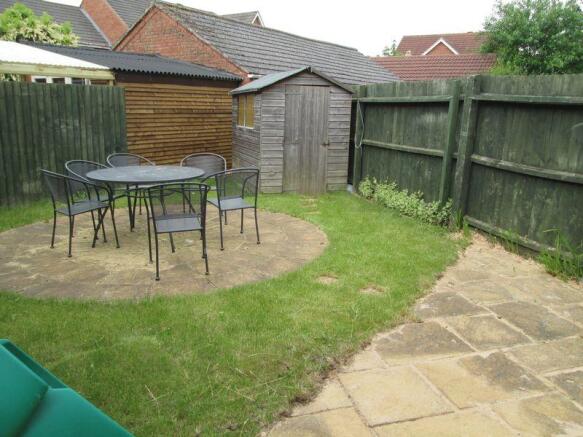 Rear garden