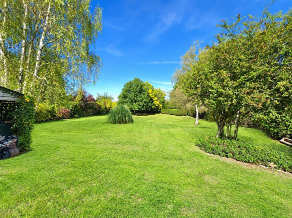 Garden looking back