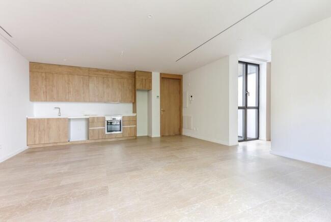open plan kitchen