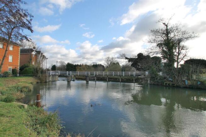 Gardens overlook the River Mole
