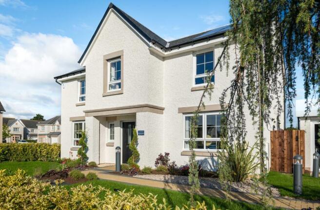 external view of 4 bedroom show home