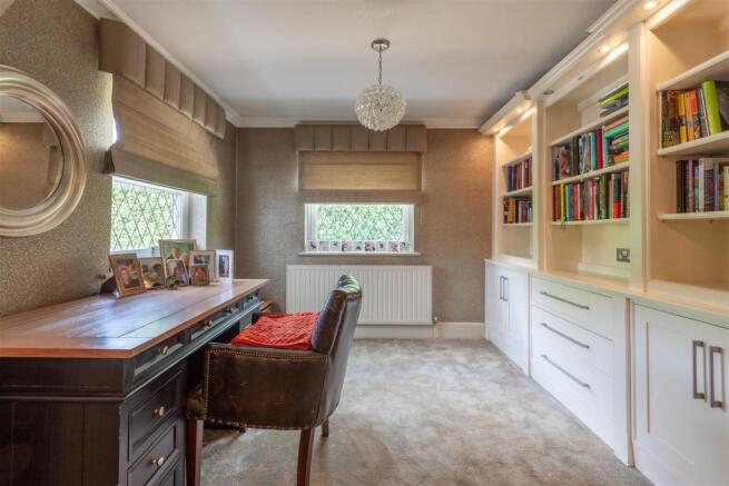 Living room and study