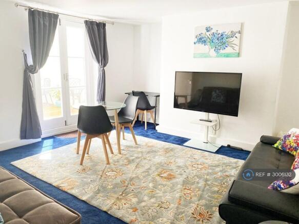 Living Room: 3 Seater Sofa, Dining Table Seats 3-4