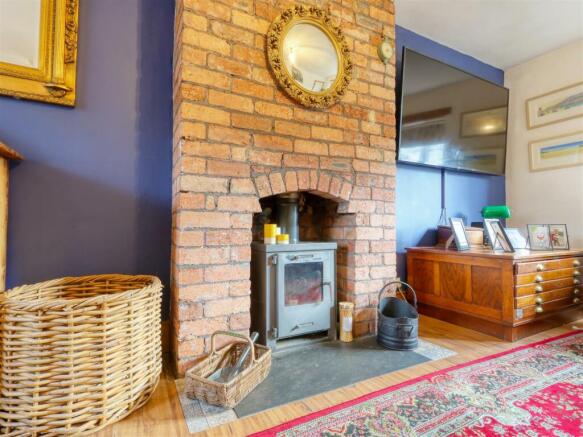 lounge - log burner