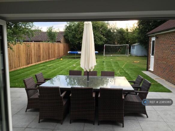 Back Garden Bifolds Open 