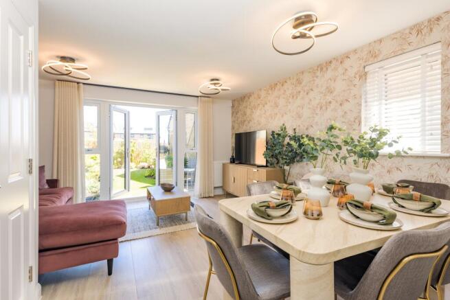 French doors to the garden Marwood