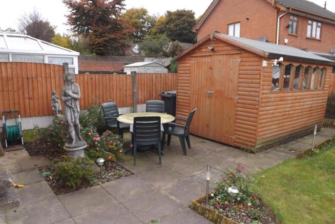 Rear garden