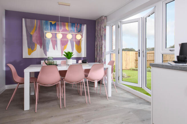 French doors inside 4 bed Kingsley home