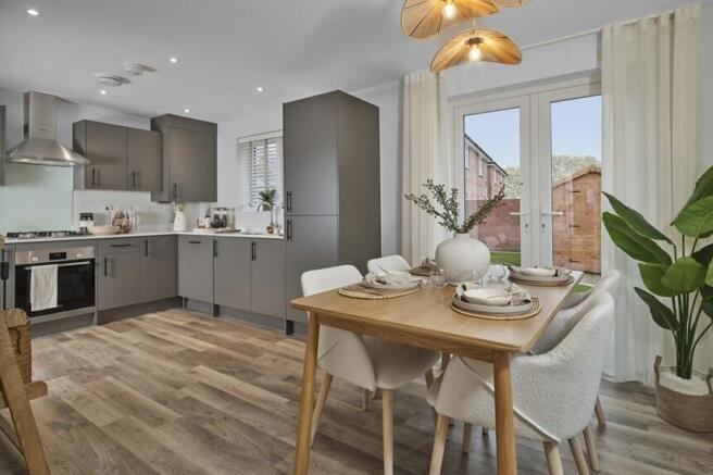 Kitchen and Dining Area - 860 x 573