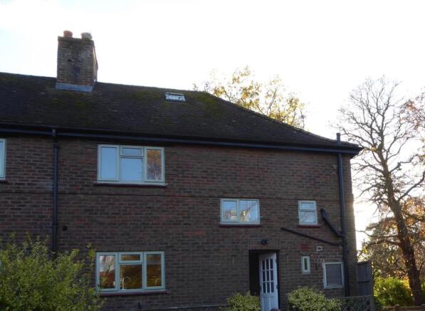 Rear of the property