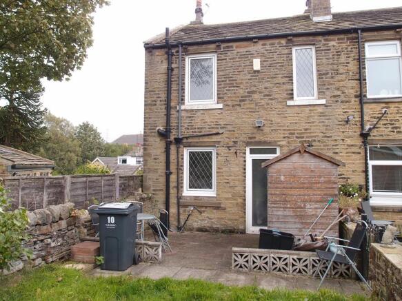 Rear of property