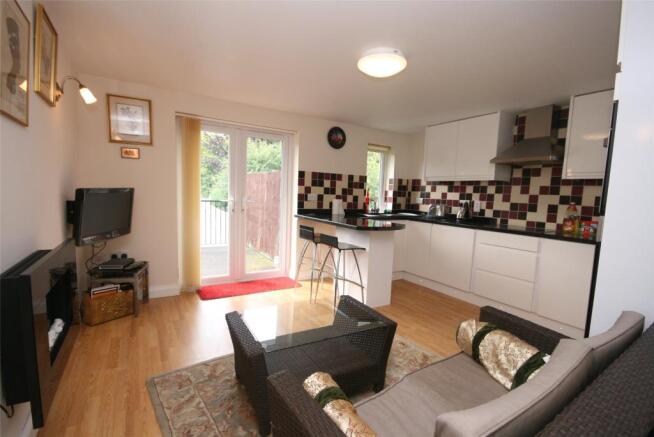 Flat Kitchen Living