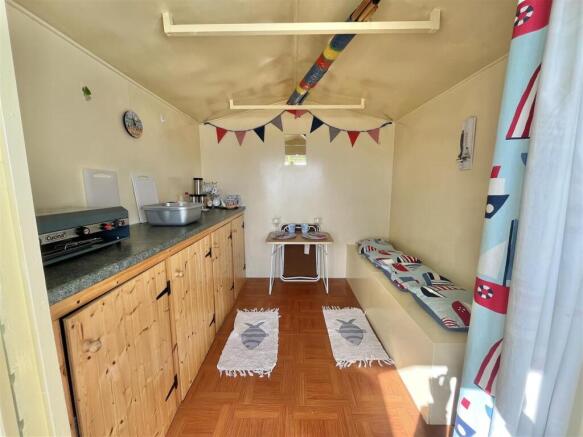 INTERNAL VIEW OF BEACH HUT