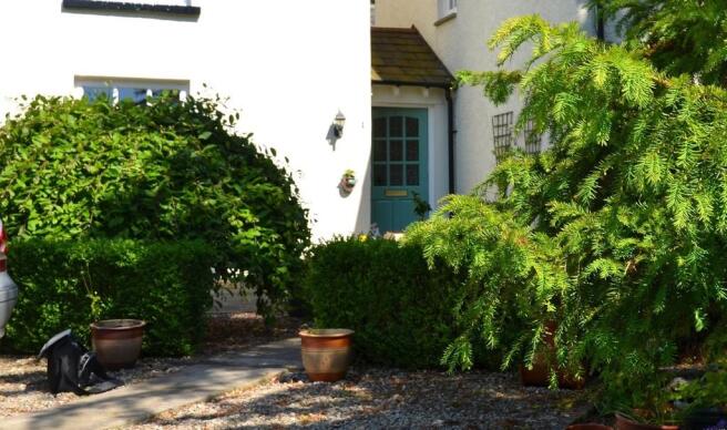 One part of the front garden