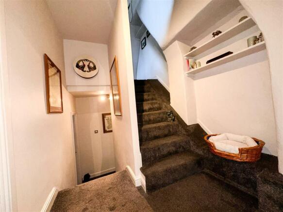 SHORT RUN OF STAIRS TO ATTIC BEDROOM THREE