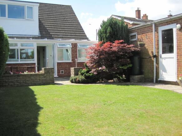 Rear of house