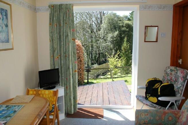 View out from proper