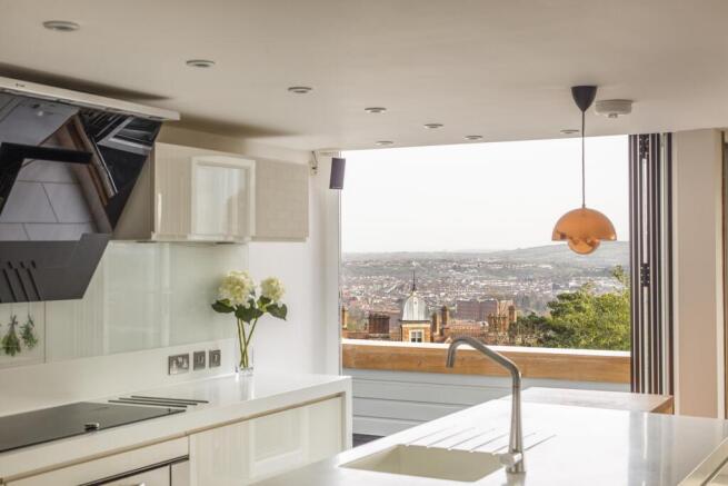 View from kitchen
