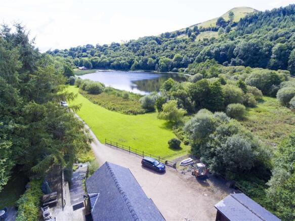 Views over the gardens to neighbouring lake