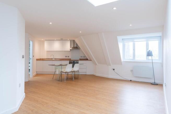 Open plan living area