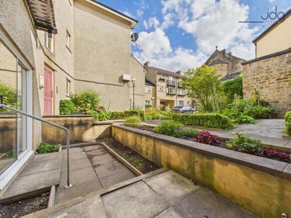Sunken patio area