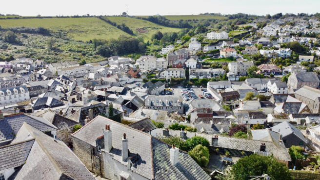 Drone View Town