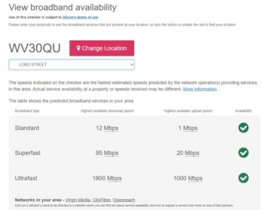 Broadband Checker Oct 2025