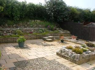 Rear Paved Garden