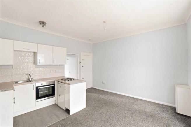 Living Area & Kitchen