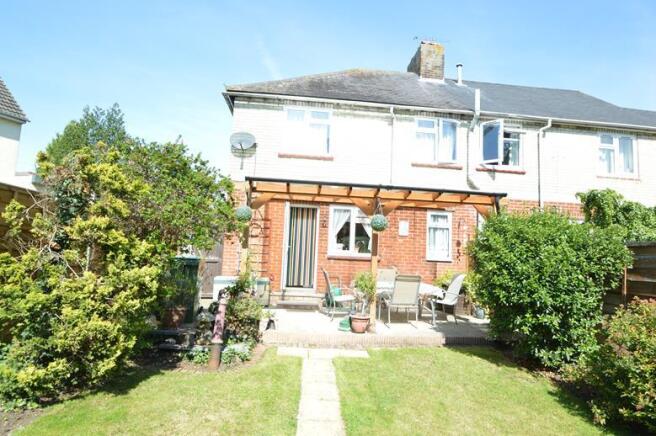 Rear of property