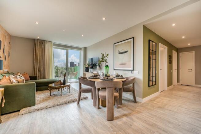 Dagenham Green - Apartment 865 living room indicative