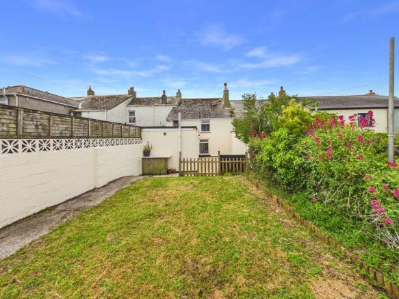 garden and rear elevation