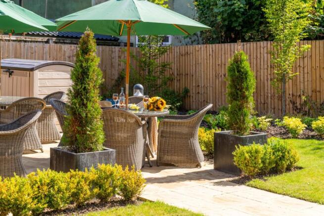 Stunning gardens at Roman Court