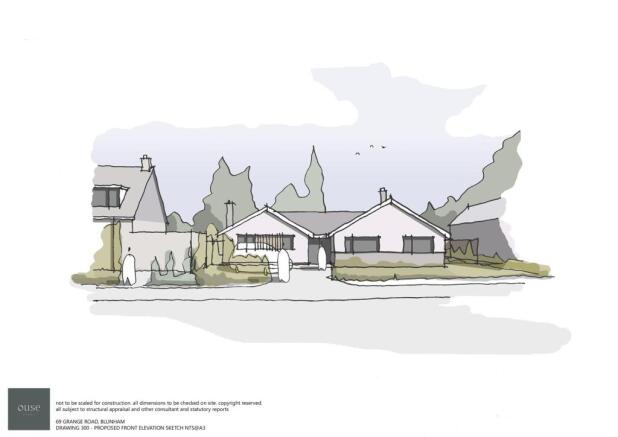 2021 07 14 Drawing 300 Proposed Front Elevation (s