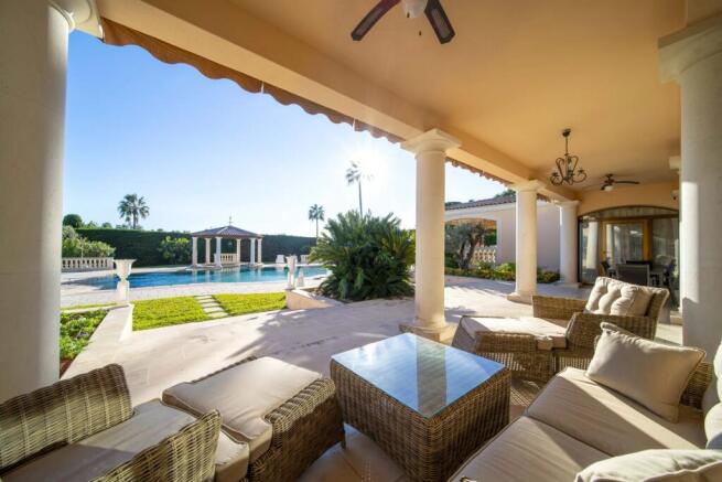 spacious terrace