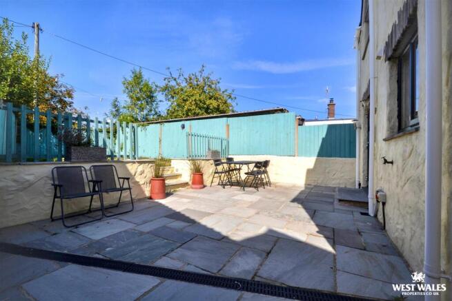 Rear patio