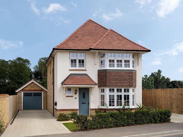 The Stratford External with landscaped surroundings