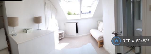 Attic Bedroom With Small Ensuite Shower And Toilet