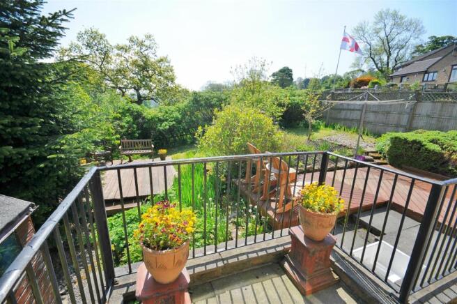 Rear garden and open views