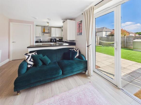 Open Plan Living Room and Kitchen